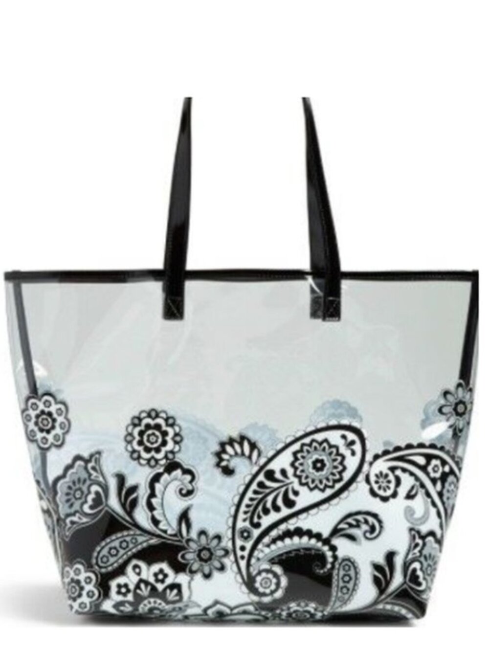 Clearly Colorful Tote in Midnight Paisley